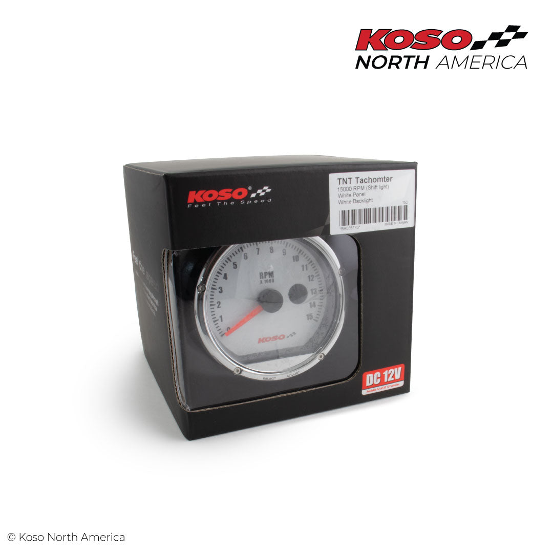 Koso D75 Race Tacho 0-15000 Rpm