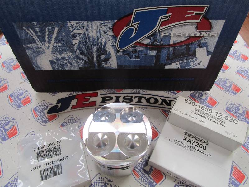 GSXR750 SRAD 96-99 JE Piston Kit - 72mm Standard Bore Hi Comp