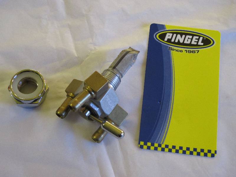 Pingel Hi-Flow Fuel Tap Single Outlet W/ Reserve 1/4 NPT For Triumph