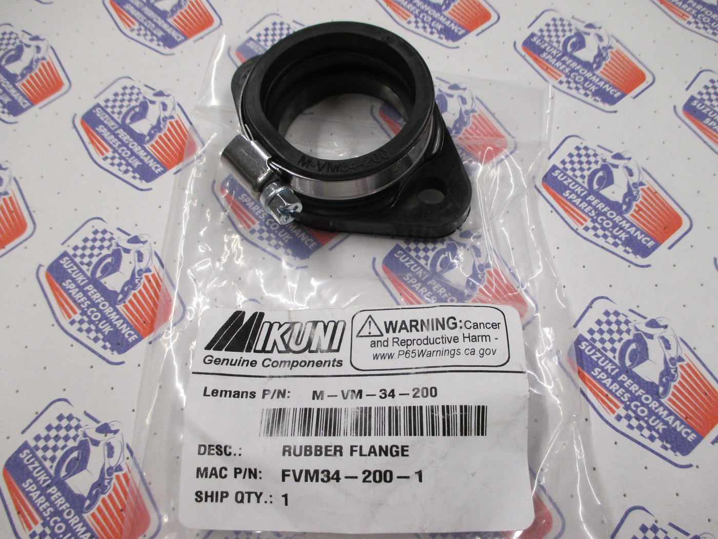 Genuine Mikuni Inlet Rubbers