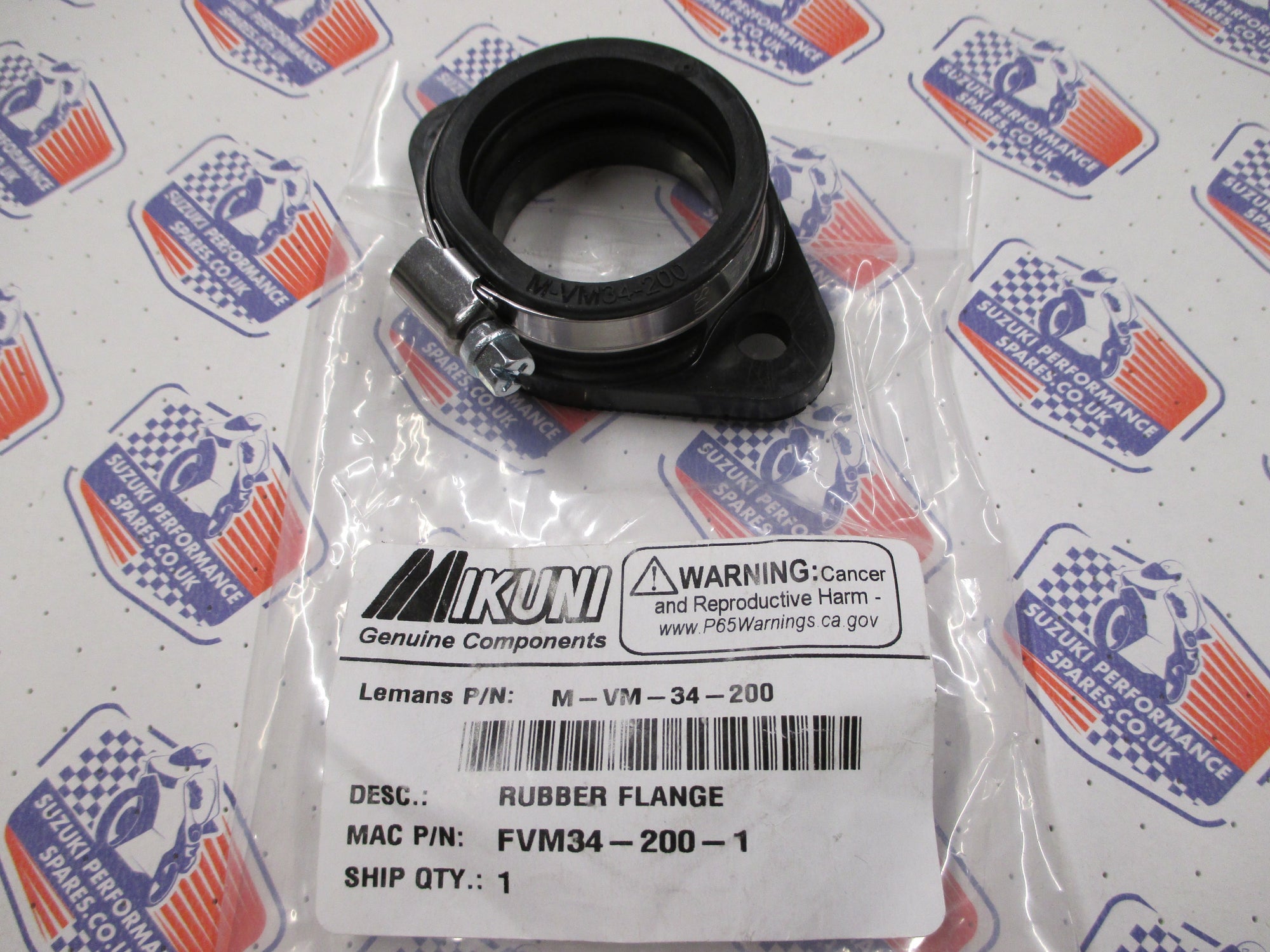 Genuine Mikuni Inlet Rubbers