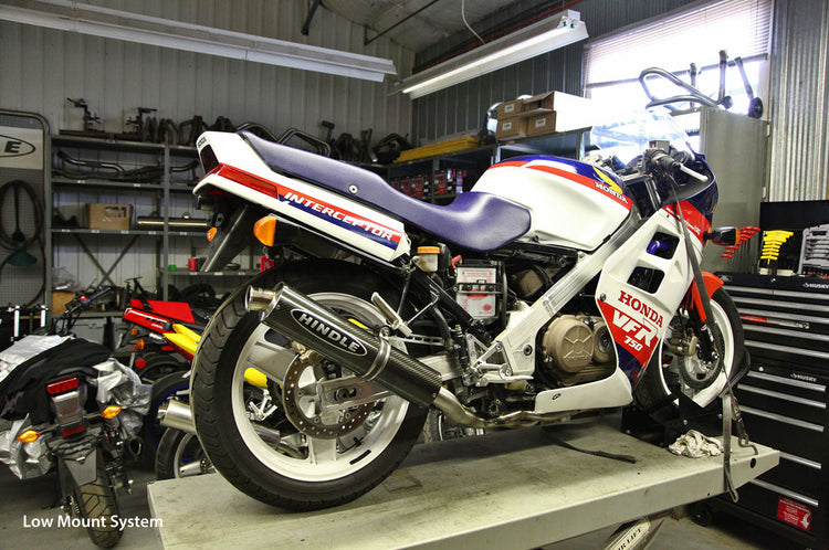 Hindle VFR750 RC24 Full Stainless Exhaust System in Stock !!