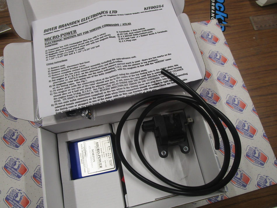 Norton Commando Boyer-Bransden Ignition Kit Including Coils - MICRO POWER Ignition Kit Inc Coils