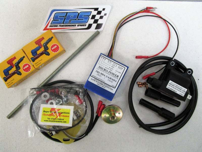 Yamaha XS650 Twin Boyer-Bransden Ignition Kit Including Coils - MICRO POWER Ignition Kit Inc Coils