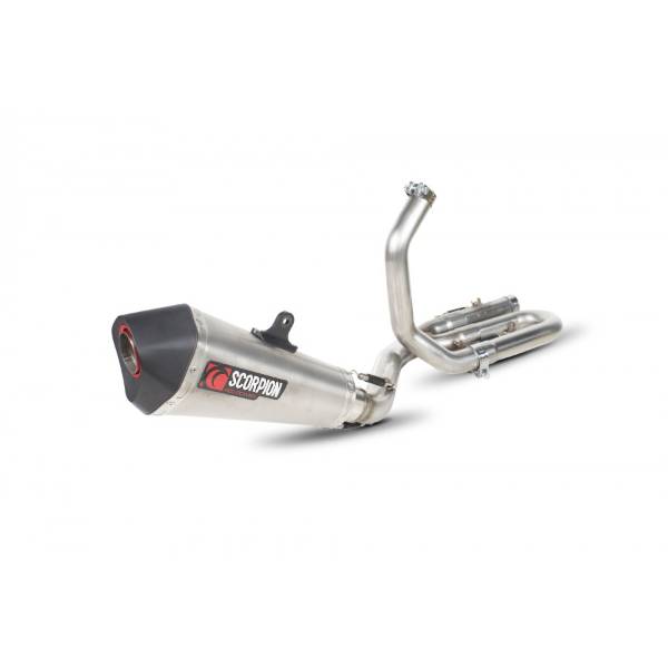 Scorpion Serket Full SystemSuzuki 650 Gladius 2009-2016 - Brushed Stainless Steel Sleeve