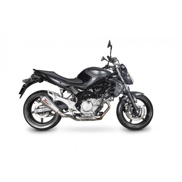 Scorpion Serket Full SystemSuzuki 650 Gladius 2009-2016 - Brushed Stainless Steel Sleeve