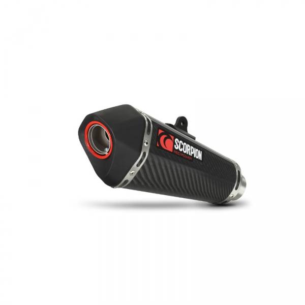 Scorpion Serket Full Stainless SystemSuzuki 650 Gladius 2009-2016 - With Carbon Fibre Sleeve
