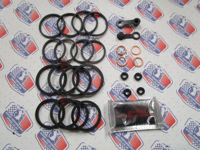 GSF1200 Bandit 96-00 Front Caliper Rebuild Kit - Seals,Wiper Seals,Bleed Nipples and Washers.