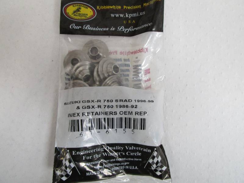 GSXR750 SRAD Titanium Valve Retainers - 60-6155 Kibblewhite Ti retainers
