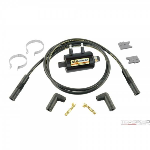 ACCEL Universal Super Coil Kit High-output Coils 0.7 Ohm - for use in 2 Cylinder Motorcycles