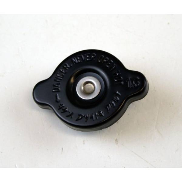 K&S Grip Style High Pressure Racing Radiator Cap - Black- 23psi
