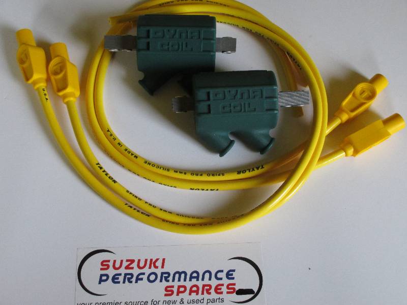 Dyna 3 ohm Coils & Taylor Ignition Leads - GS1150 GS1100
