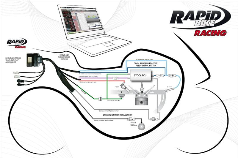 Kawasaki ZX6R 2005-2006 Rapid Bike RACING - Plug & Play Control
