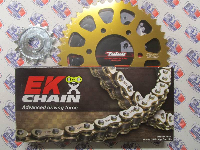 Suzuki GSXR1100 89-98 Lightweight Chain & Sprocket Kit - 520 Pitch EK Chain and Sprocket Kit
