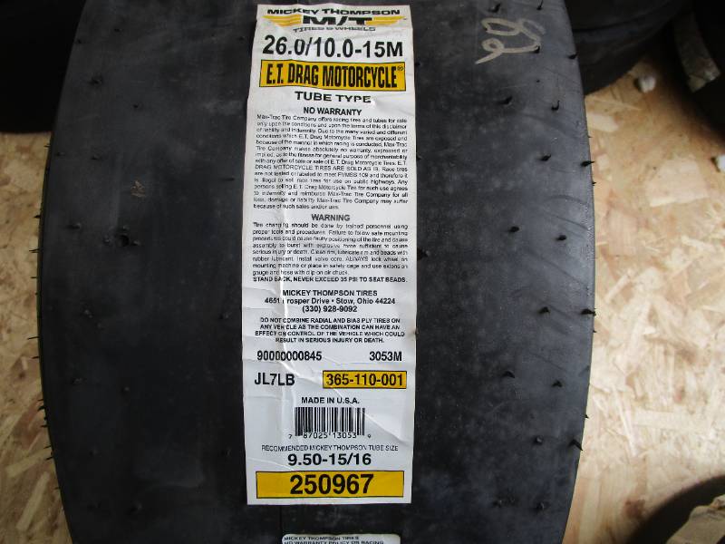 MT 3053M 26 x 10. x 15 Rear Slick - 10. x 15 PSM slick