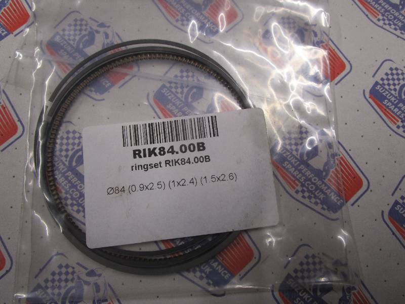 Wossner Piston Rings RIK84.00B - 84mm Priced per Piston