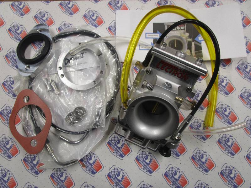 HD-X Carburetor 100ci to 124ci Billetron - Billet Lectron Harley Carb Kit 38mm