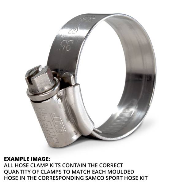 KTM Motocross Frame T-Piece Samco Sport Stainless Steel Hose Clamp Kit - (2019 - 2023)
