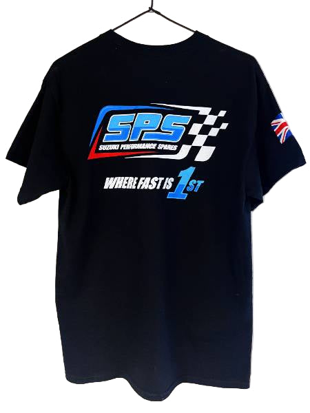 SPS Side Logo T-Shirt - Gildan Heavy Cotton - Black