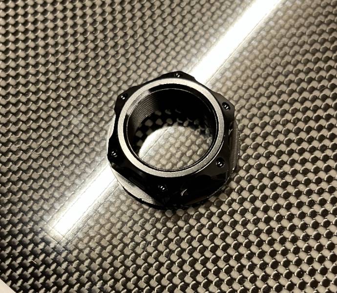SPS Performance Steering Stem Nut M22 x 1.0MM  - CNC machined from high quality aluminium
