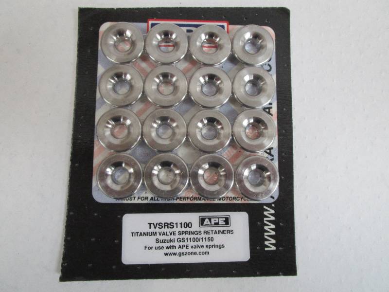 APE Titanium Valve Spring Retainers - GSX1100 80-85 TVSRS1100