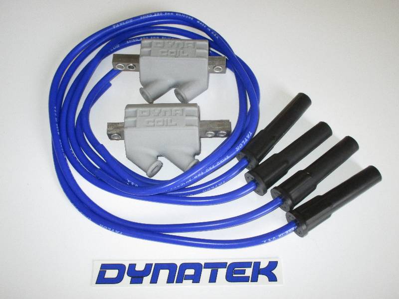 Dyna 2.2 ohm Coils & Taylor Blue Ignition Leads - YZF750 YZF600
