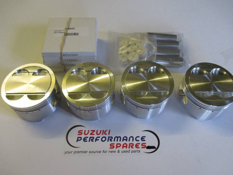 Suzuki GSXR1100 GSF1200 MTC Forged Piston Kit. - 1216cc 81mm 12.0:1 cr