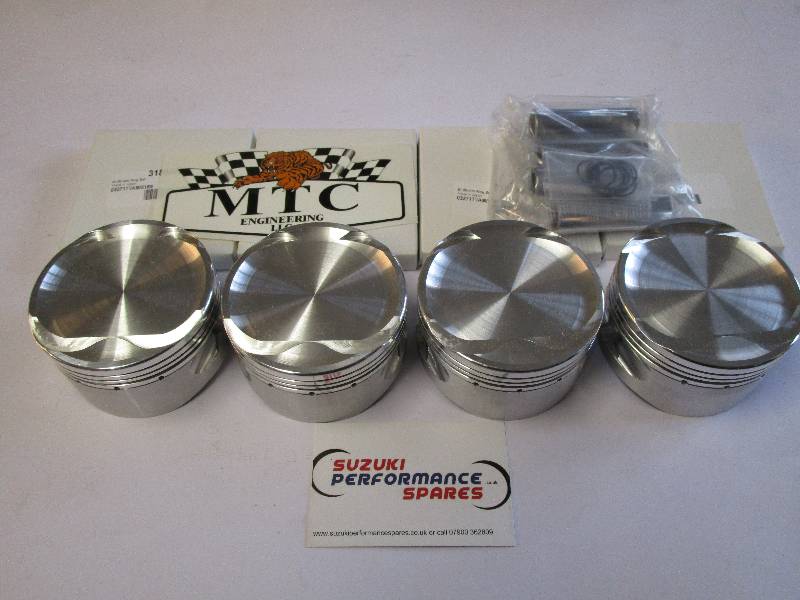 MTC Suzuki GSXR1300 Gen1 Piston Kit - 81mm Tall deck Turbo/nos