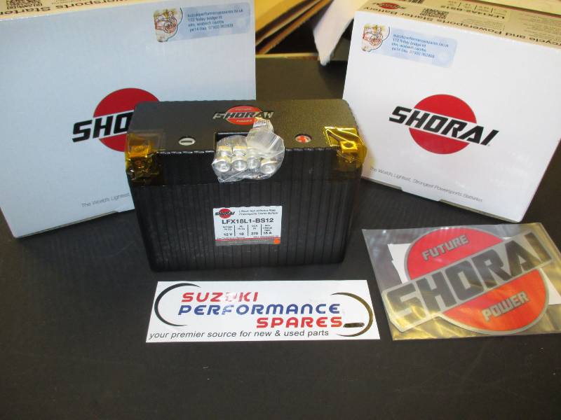 Ducati 916IE/SP/SPS 1994-98 Shorai Lithium Battery - Replacement Shorai Battery - LFX18L1