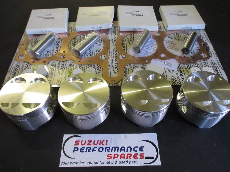 Suzuki GSXR1100 GSF1200 MTC Turbo Piston Kit - 1216cc 81mm 10.0:1 cr