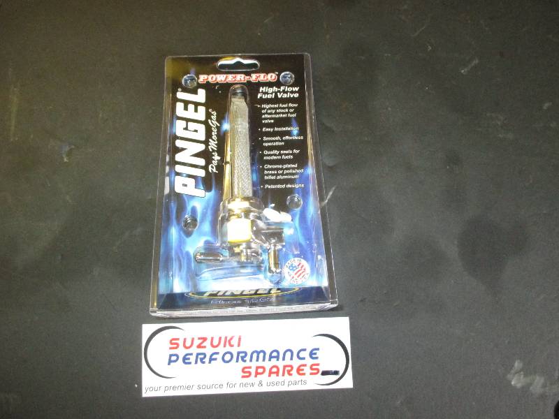 Harley Davidson Pingel Fuel Tap - 22mm Pingel tap. 90 deg downward Outlet