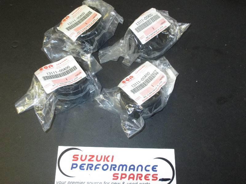 Suzuki GSX1100 efe inlet Rubbers OEM. - Set 4 Genuine Rubbers 13111-00A00