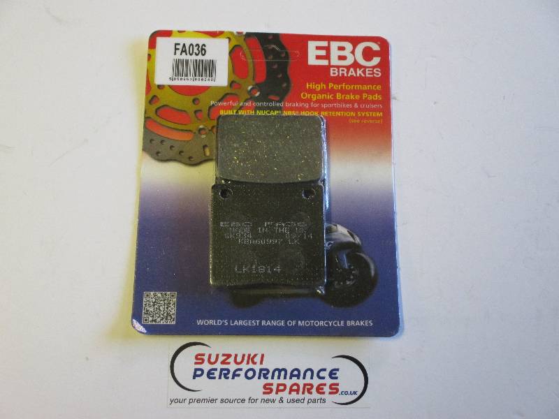 Suzuki XN85 Turbo - EBC Rear brake pads