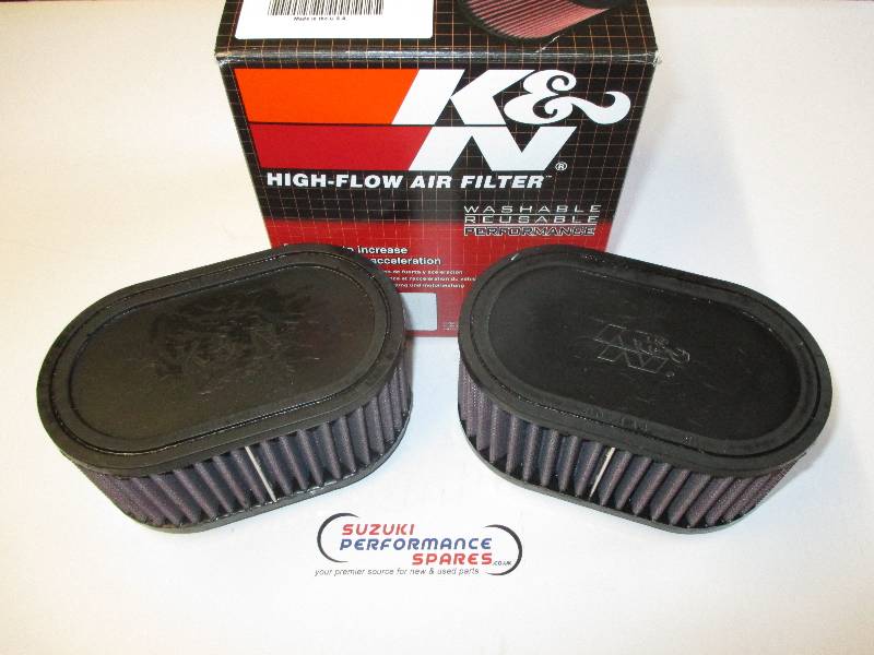 Suzuki GSF1200 Bandit Dual AirFilters - K & N RU2922 Dual Filters