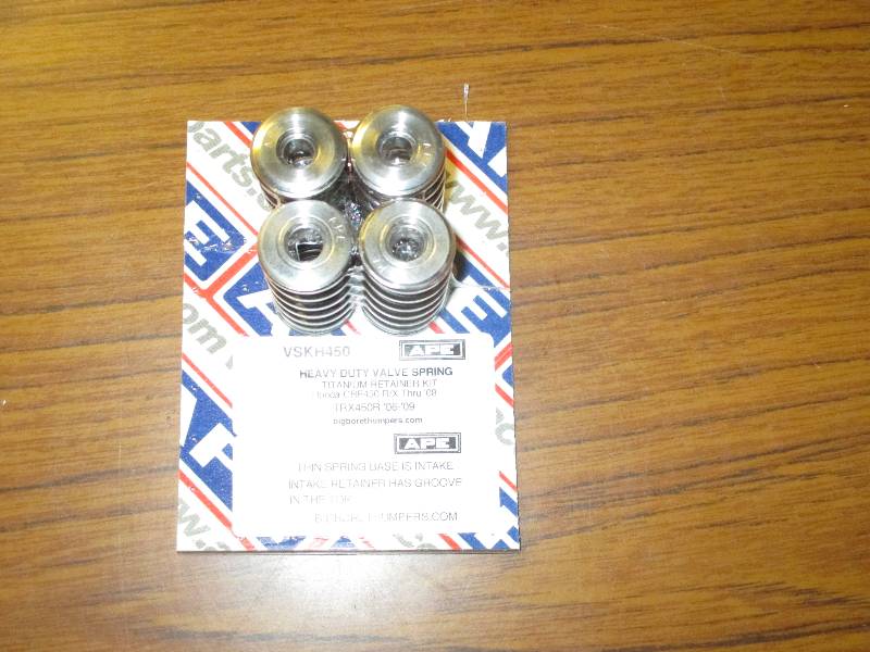 Honda CRF450 r/x APE HD Springs/retainers - HD Valve Springs/ti retainers