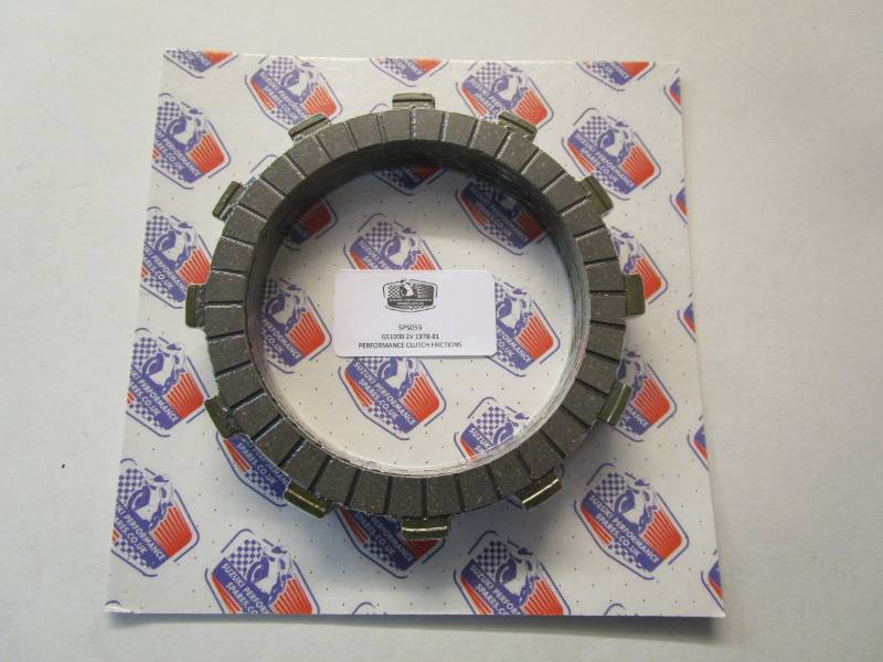 Suzuki GS1000 chainDrive SPS HD Friction Plates - Set 8 frictions.gs1000e/s