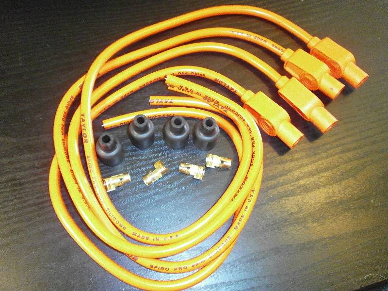 Taylor Hot Orange Ignition Leads - Yamaha FJ1200 FJ1100