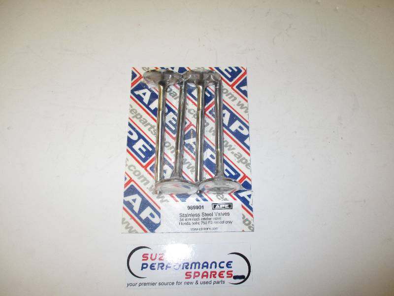 Honda CB750F2  SOHC Stainless Valves - 34 mm inlet  Valves. Set 4