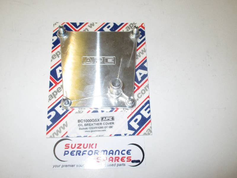 Suzuki GSXR1000 K1 to k8 Breather Cover - Billet Breather Cover, Low level