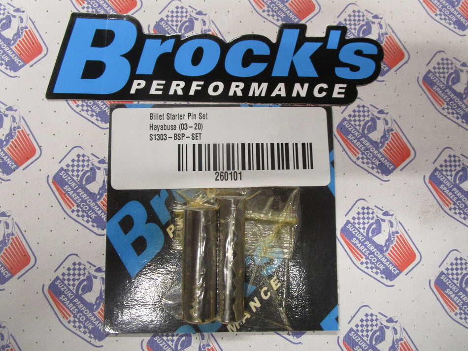 Brock's Performance Billet Starter Pin Set hayabusa 03-20 260101