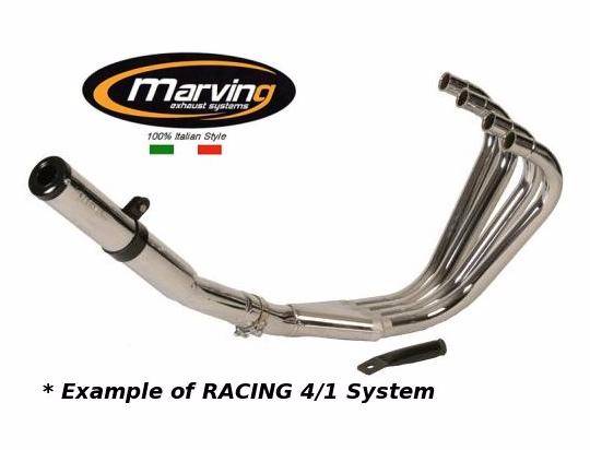 Marving Race 4-1 Chrome Full System - Kawasaki Z1000 J R