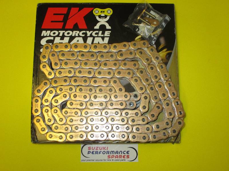 EK 530ZVX3 x 150 Gold Chain - Extra Long X ring ultra HD Busa etc.