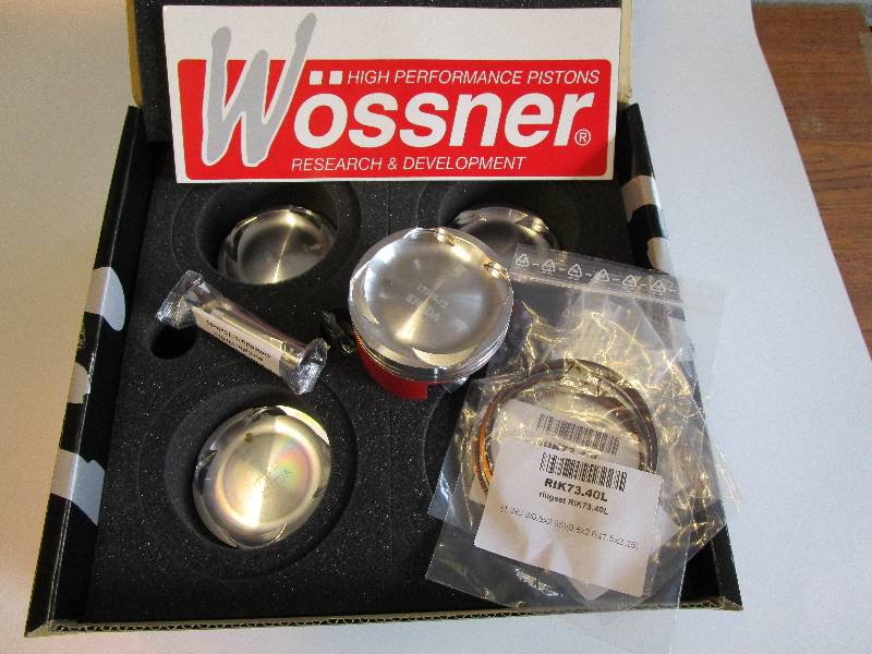 Suzuki GSXR1000 K1-K8 Turbo Kit Pistons - 73.4 mm 10:1 cr Wossner Pistons