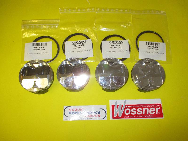 Suzuki GSXR1000 K1-K8 Wossner - 75.0 mm 14:1 cr  Wossner Pistons