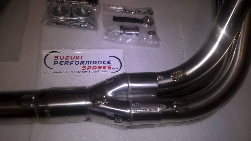Yoshimura GSXR750 85-87 4-1 System - Stainless 4-1, Titanium silencer 180-511-5280