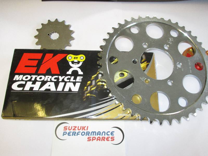 Suzuki GSX750 80-82 Chain & sprocket Kit 630 - EK O Ring HD chain and sprocket Kit