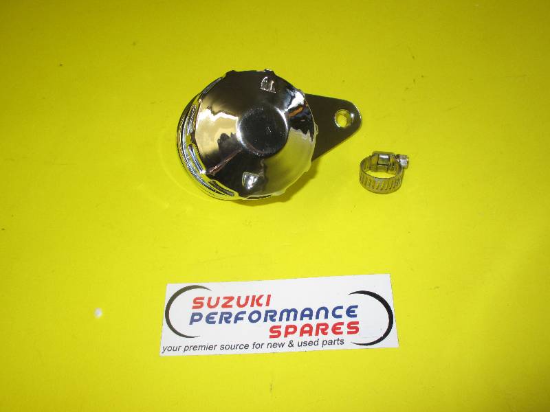SPS CrankCase Breather Filter - Chrome Filter with bracket