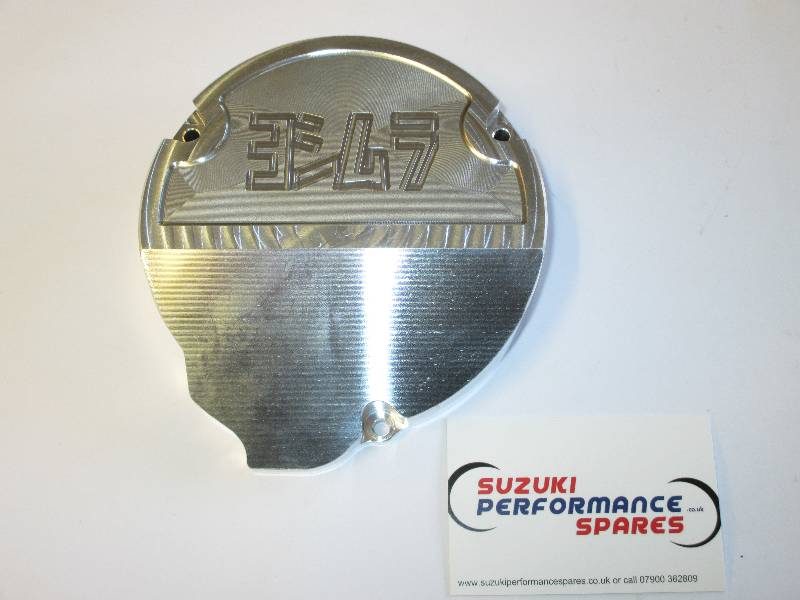 Suzuki GSX1100 Billet Ignition Cover - Chamfered Heavy Duty billet Yoshi Logo.