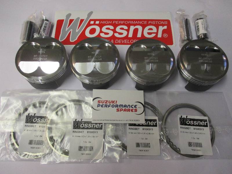 Suzuki GSXR1100 80mm Big Bore Pistons - 1186cc 82mm 11.0:1 cr