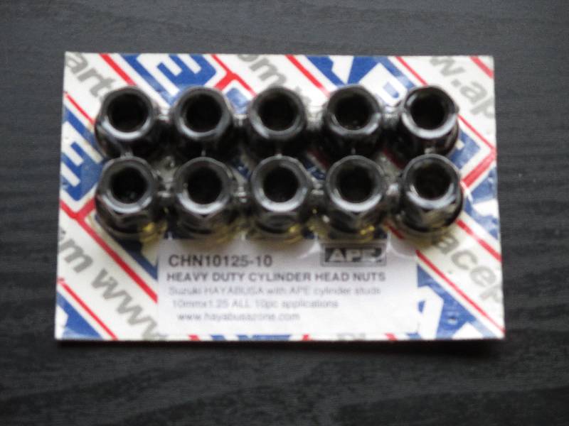 Suzuki GSXR1000  APE HD Head Nuts - GSXR1000 Heavy Duty Head Nuts
